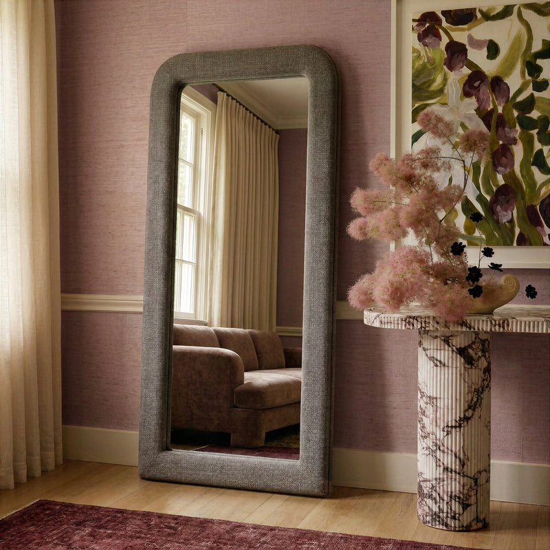 Heidi 43"X78" Upholstered Oversized Floor Mirror