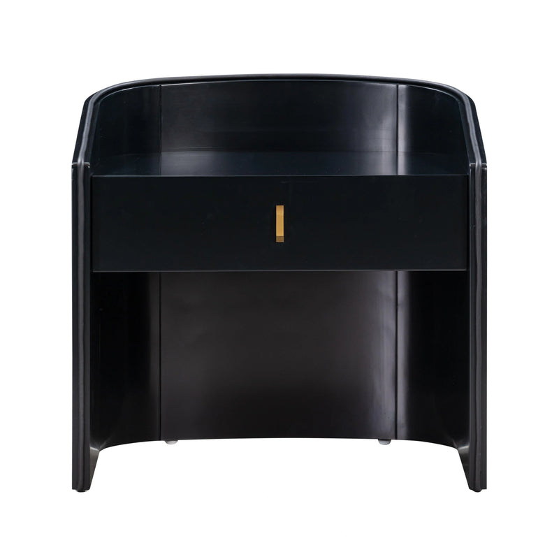 Collins 22" Lacquer Nightstand With Drawer