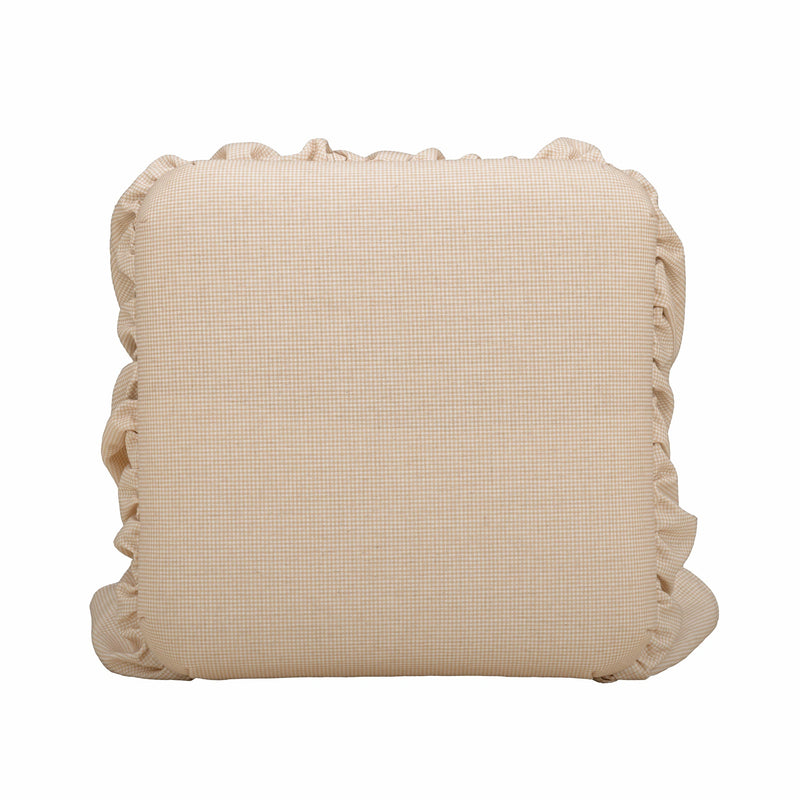 Gertrude Performance Linen Skirted Ottoman