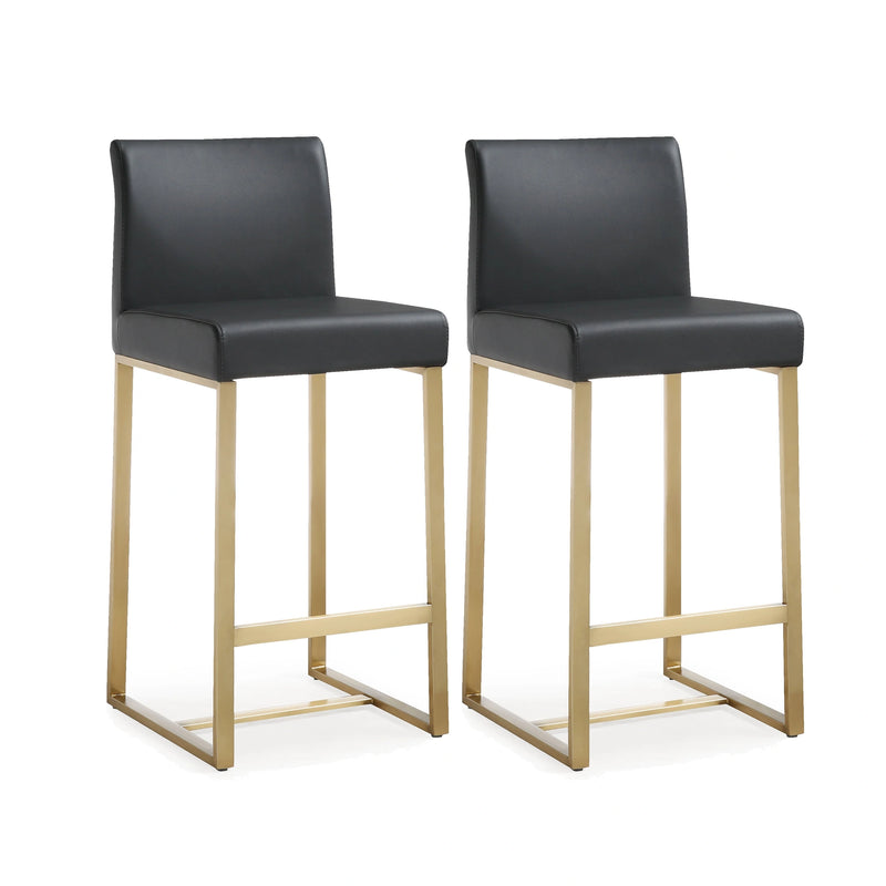 Denmark Performance Vegan Leather Stool - Set of 2