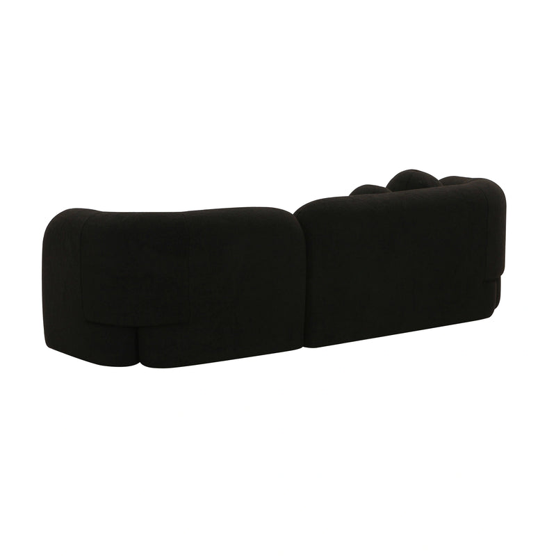 Amelie 91" Contract-Grade Faux Fur Sofa