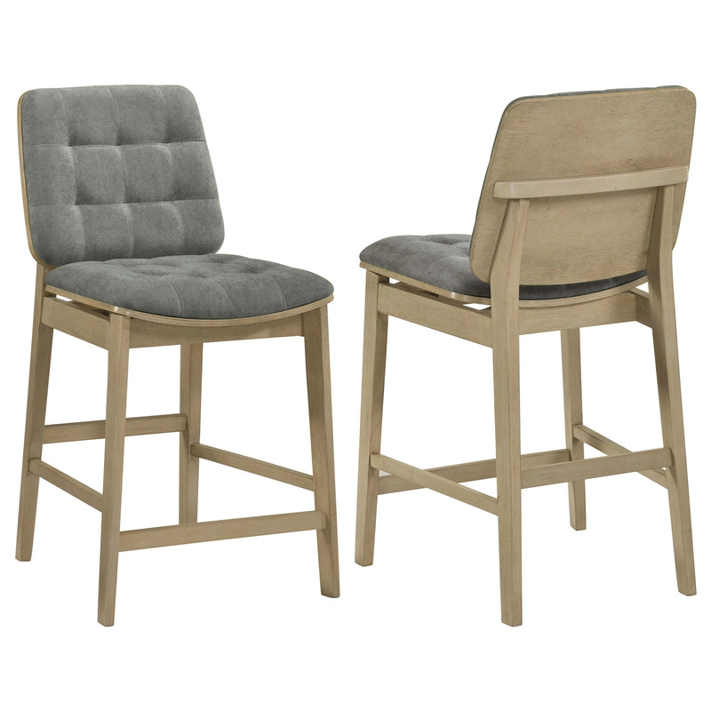 Silla de comedor con mostrador tapizada Redbridge, juego de 2