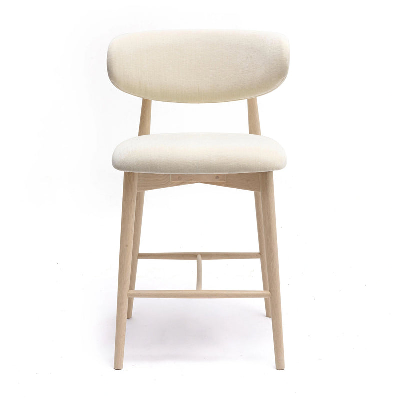 Zinea Performance Textured Velvet Counter Stool
